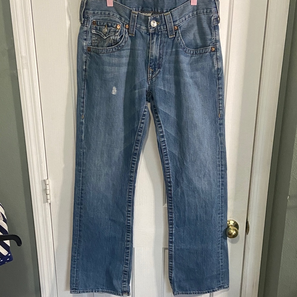 True Religion Light Blue Denim Jeans